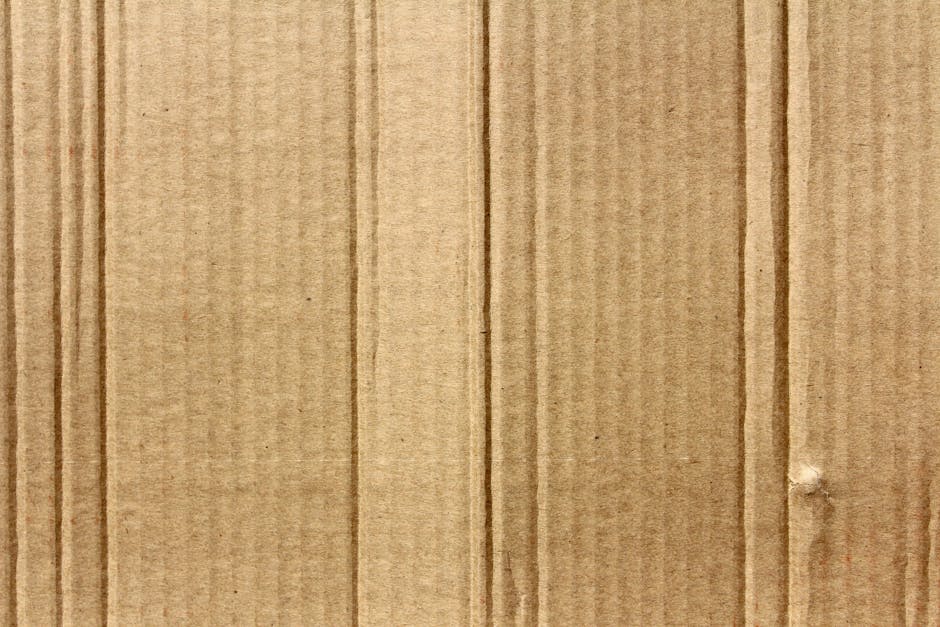 packaging testing - Detailed texture of brown corrugated cardboard, ideal for backgrounds.