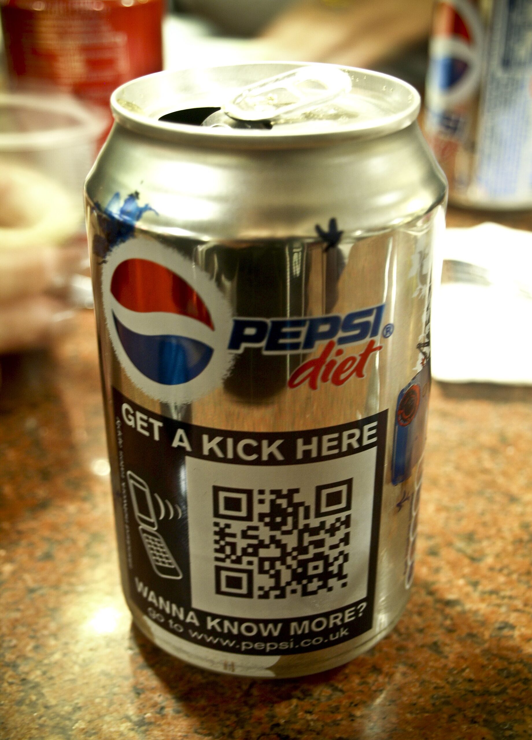 QR codes on packaging