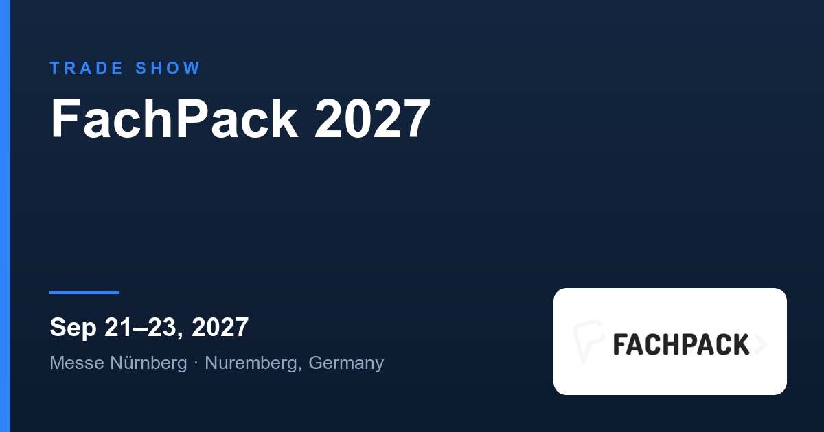 FachPack 2027 — trade show listing on Packaura