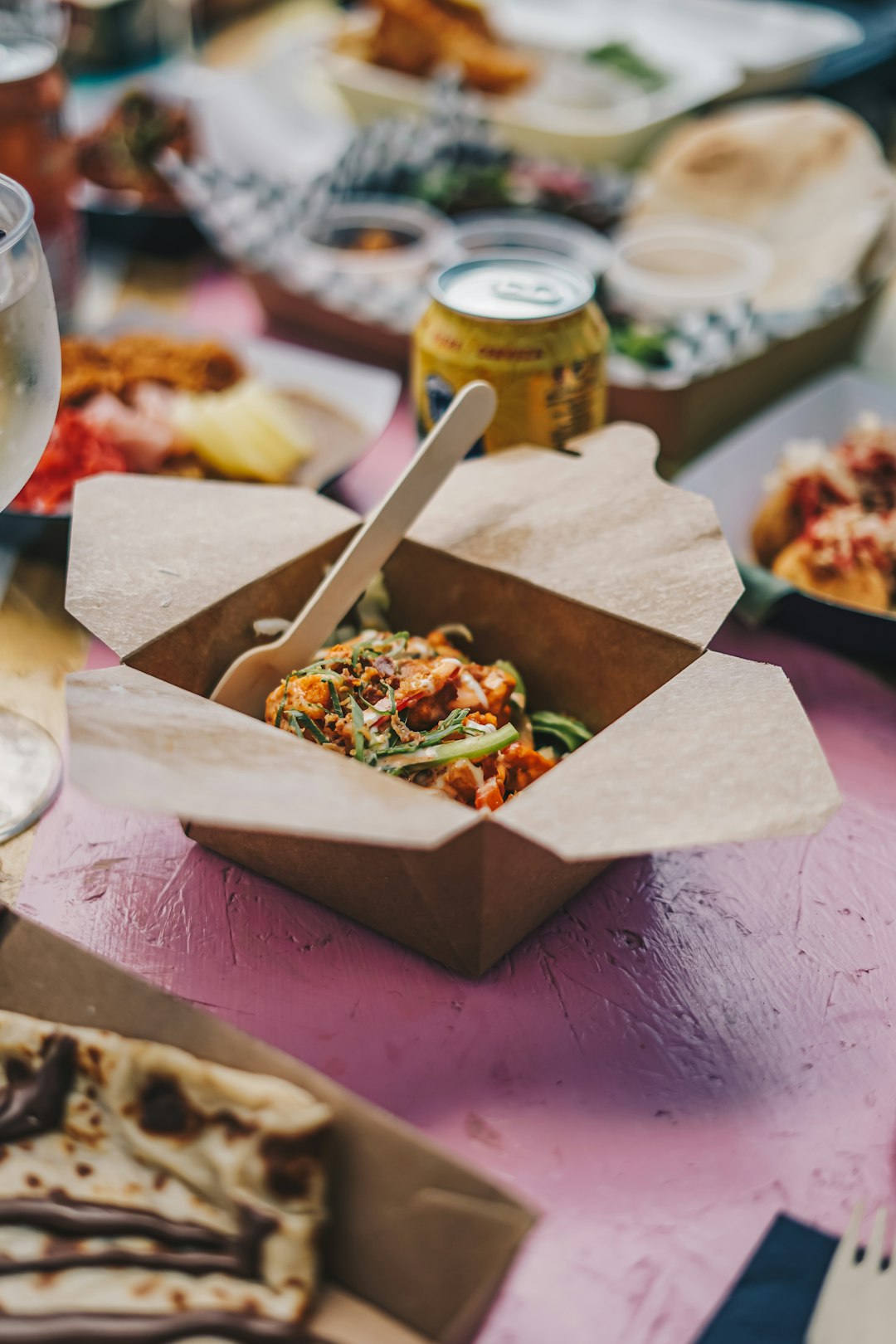Food-safe cardboard packaging