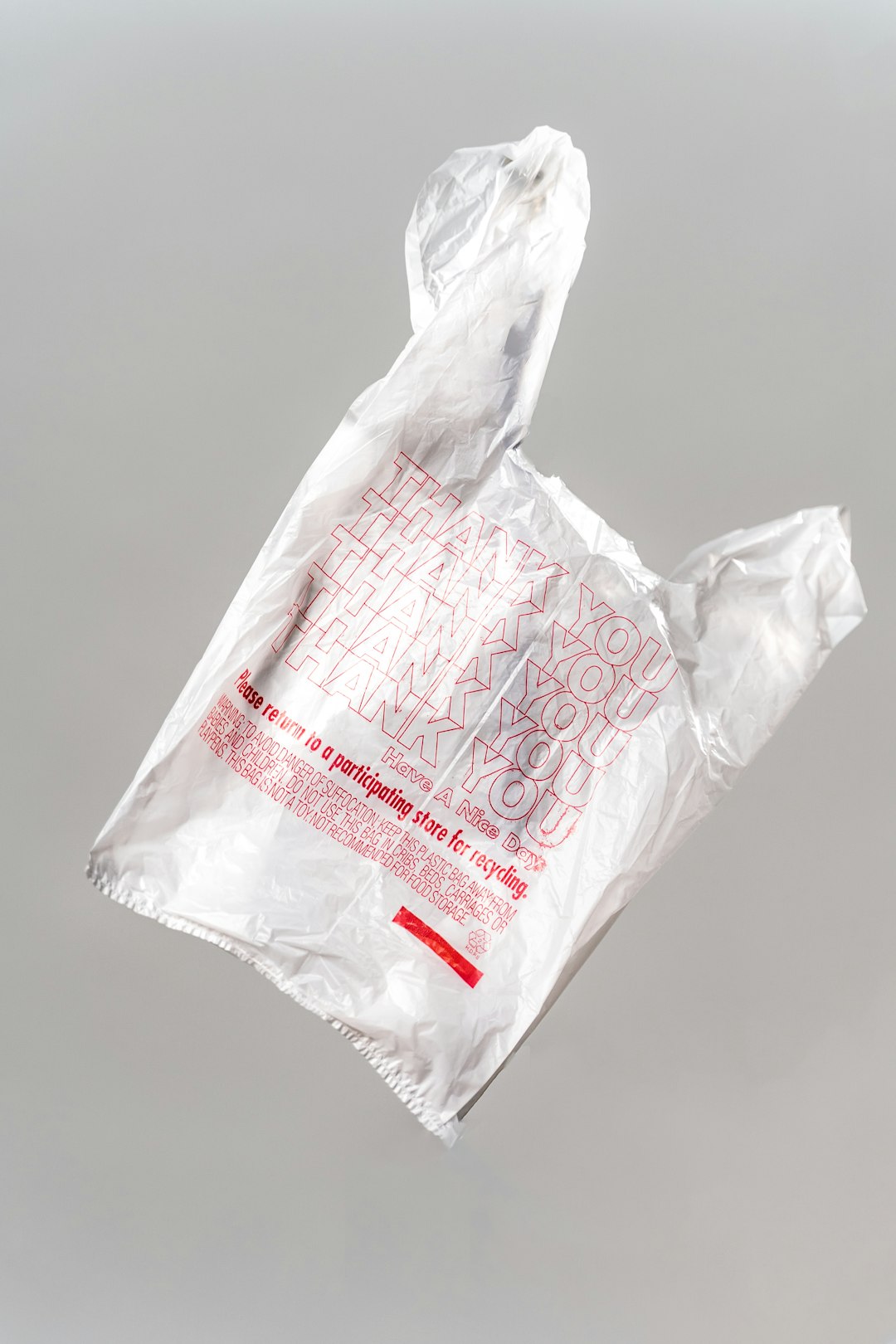 Poly bag suffocation warning labels