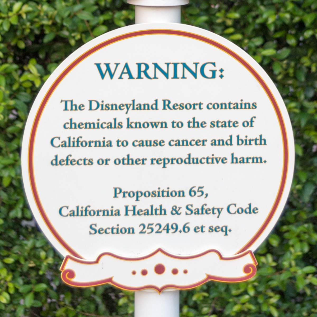 Prop 65 warning labels